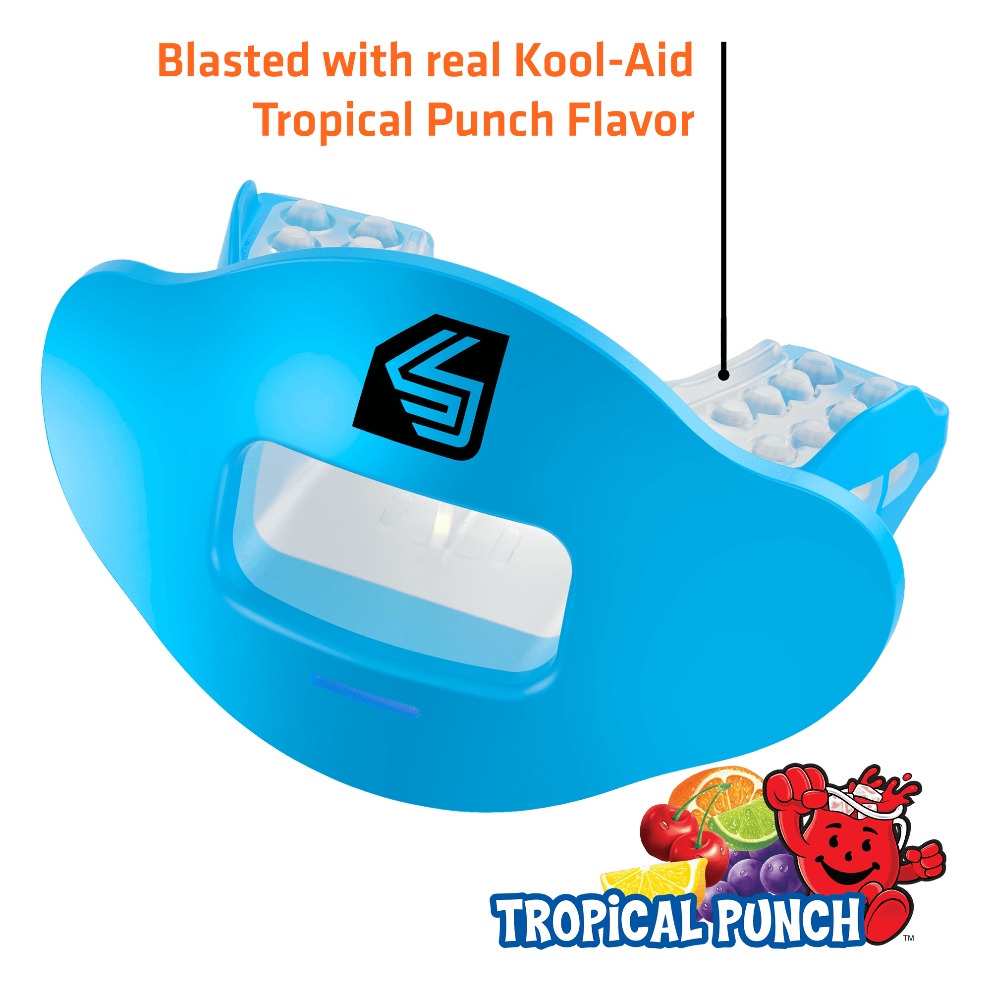 Shock Doctor, Max Air Flow Lip Guard, Youth, Kool-Aid Tropical Punch