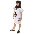 thumbnail image 5 of Teen's Clubs Poker Card Storybook & Fairytale Costume | White & Black Halloween Costume, 5 of 7