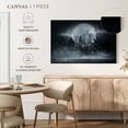 thumbnail image 5 of Elephant Stock Dark Forest Moonlight Wall Art - Horizontal Canvas Wall Art - Living Room Wall Decor - Gothic Canvas - Black And Gray Decor - 36" x 24", 5 of 8