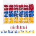thumbnail image 1 of TFixol 840PCS Electrical Insulated Crimp Terminal Kit with Mixed Ring and Spade Connectors, ABS+Copper, Color-Coded for 0.5-6mm²/AWG 22-10, Plastic Case Included, 1 of 6