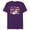 Purple, variant on Star Wars Grogu Mandalorian Toon Mom of the Birthday Girl - Short Sleeve Blended T-Shirt for Adults - Customized-Dark Heather