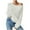 White, variant on Womens Oversized Sweaters Fashion Striped Off Shoulder Knit Tops Long Sleeve Loose Sweater Blouses (XL, Gray)