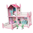 thumbnail image 2 of Kit de completamente amueblado, juego de simulación de bricolaje, juguetes de construcción con luces, juguete artesanal para niño Estilo C, 2 of 10