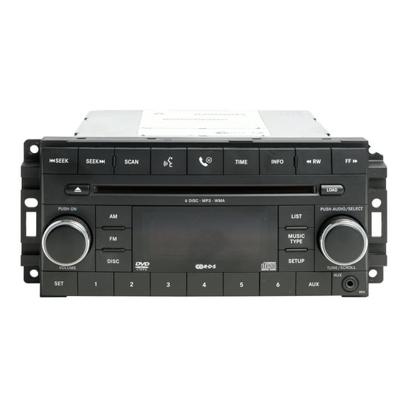 Restored 2012-2014 Volkwagen Routan AM FM Radio Aux 6 Disc DVD Player 68050442AC (Refurbished)