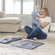 Monbebe Portable Diaper Changing Station with Strap, Gray, Toddler