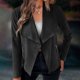 thumbnail image 5 of ICHUANYI Liquidación Chaqueta Cárdigan de Manga Larga para Mujer Chaqueta sin Mangas con Capucha Abrigo/Chaqueta Informal ICHUANYI WER202308253878, 5 of 8
