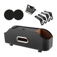 thumbnail image 4 of Almencla Car Headrest Back Seat Hanging Storage Box Stylish Practical with 2 Coasters Black, 4 of 8