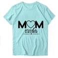 thumbnail image 1 of Blusas de Manga Corta para las Mujeres Divertido Impreso Cuello Redondo Tee, Vintage Humor Gráfico Blusas de Primavera para las Mujeres, 1 of 3