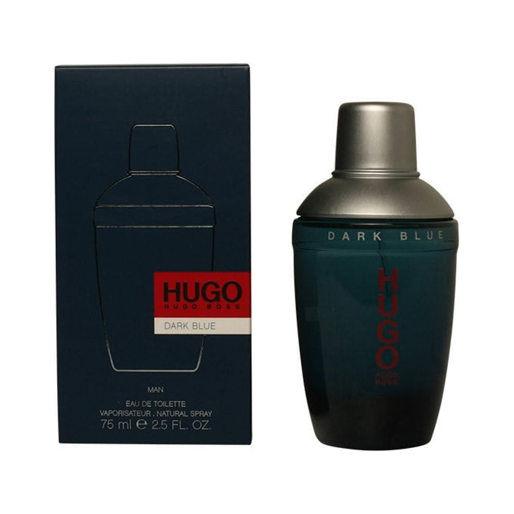 HUGO BOSS Dark Blue Eau de Toilette Casual Fragrance Perfume for Men 2.5 Oz Walmart