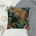 thumbnail image 2 of PRATYUS   Animal Print Leopard Pillow Cover Tropical Safari Decorative Pillow Covers Cushion Cover Home Decor Pillowcase for White, 2 of 5