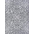 thumbnail image 1 of Couristan 23294716510092T 5 ft. 10 in. x 9 ft. 2 in. Monte Carlo Palmette Power Loomed Rectangle Area Rug - Gray & Ivory, 1 of 1
