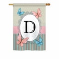 thumbnail image 5 of Breeze Decor 80143 Butterflies M Monogram 2-Sided Impression Garden Flag - 13 x 18.5 in., 5 of 7
