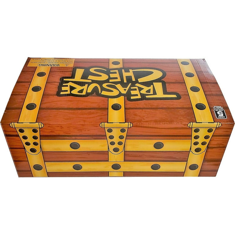 Huge Wood Looking Treasure Chest Box (16