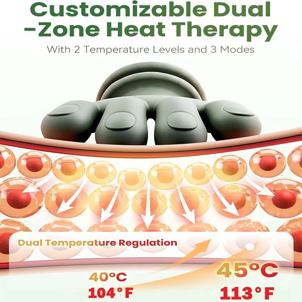 Neck Massager for Pain Relief Deep Tissue, 4D Kneading Massage, Quiet & Portable Lightweight, 3-Speed Adjustment, Cordless Neck and Shoulder Massager with Heat, Electric Hand Massager for Muscle