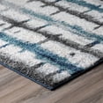 thumbnail image 5 of Addison Rugs Reston 3'3" x 5'1" Rectangle Horizontal Fabric Area Rug in Blue, 5 of 5