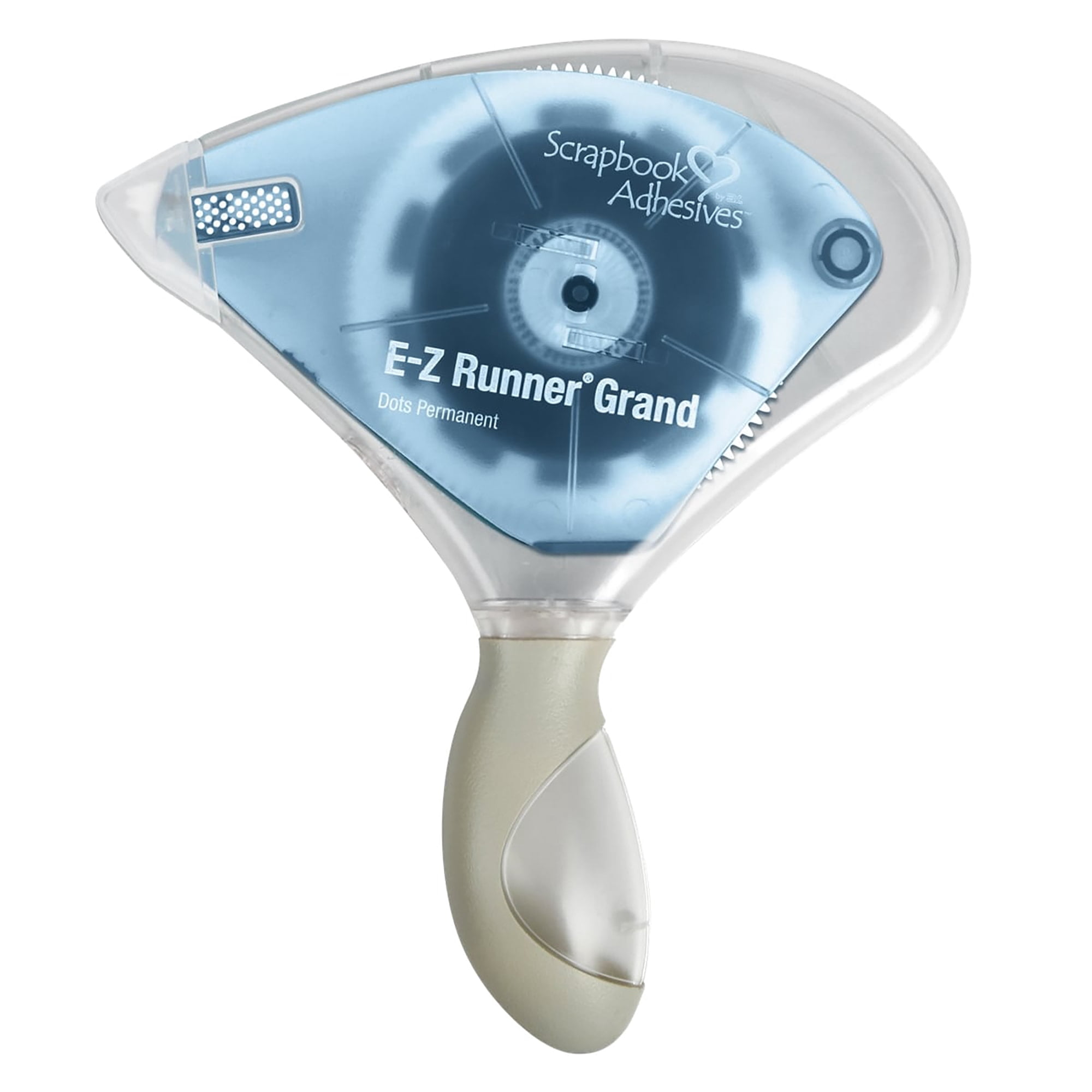 Scrapbook Adhesives by 3L: E-Z Runner Grand Dispenser - 140' Permanent Dots - Transparent, Double-Sided Adhesive, Refillable, Scrapbooking & Crafts