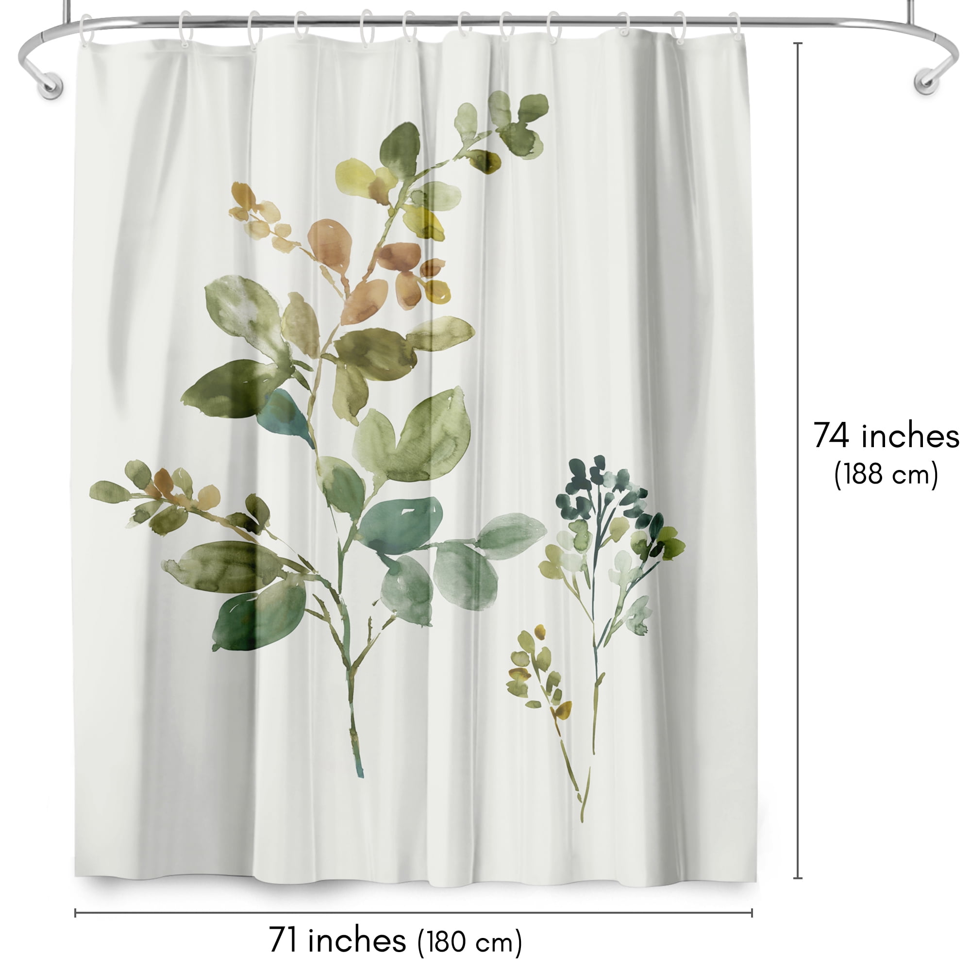 Americanflat 71" x 74" Shower Curtain, True And Fair by PI Creative Art