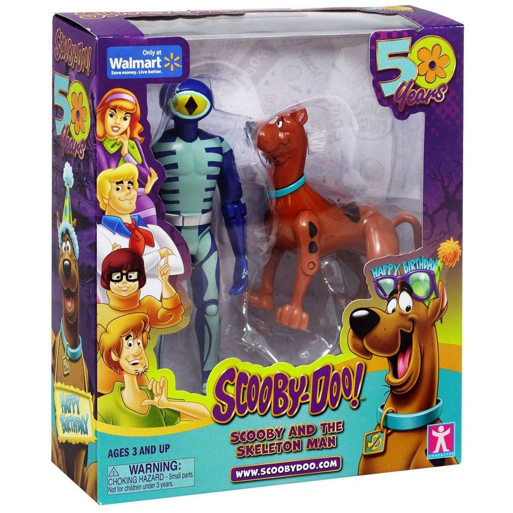 Scooby-Doo Scooby & The Skeleton Man Action Figures - Walmart.com ...