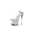 thumbnail image 2 of 7" Pointed Stiletto Glitter Platform Sandal, 2 of 2