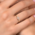 thumbnail image 4 of Gem Stone King 10K Yellow Gold Oval Peach Morganite and White Lab Grown Diamond Engagement Ring for Women (0.55 Cttw, Oval 6X4MM, Gemstone October Birthstone, Available in Size 5, 6, 7, 8, 9), 4 of 6