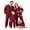 Style2:Red, variant on AceBaby Christmas Family Pajamas Matching Set, Red or Green Plaid Holiday Sleepwear Loungewear Pjs