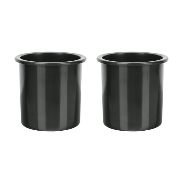2 portavasos de plástico para latas de bebidas, soporte para vasos empotrado para asiento de barco o RV
