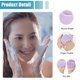 thumbnail image 3 of 4 esponjas de lavado facial, esponjas faciales para limpieza diaria, exfoliante facial, esponjas faciales, lavado de cara, dedos, guante, reutilizable, removedor de maquillaje, color morado, 3 of 7