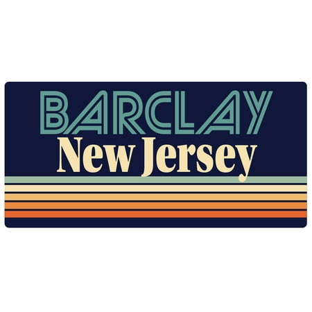 

Barclay New Jersey 5 x 2.5-Inch Fridge Magnet Retro Design