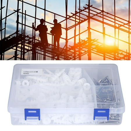 

Nylon Screw 240pcs Durable Expansion Anchors For Home Maintaining Maintenance Worker Reparing