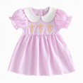 thumbnail image 1 of gdxvjhbj Robe pour Tout-Petit Robes pour Filles Robe pour Tout-Petit Fille Décontractée Fête Imprimé Robe Trapèze Robe d'Été 3T 4T (Rouge, 3-4 Ans), 1 of 7