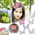 thumbnail image 4 of Moocorvic 3D Butterfly Hair Clips Gold Metal Moving Butterfly Hair Barrettes Hair Clamps Pins Claw Clips Cute Butterfly Hair Accessories for Women and Girls,, 4 of 4
