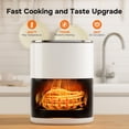 thumbnail image 4 of Air Fryer Simple Deluxe 6.34L 1700W 12 Presets Beige, 4 of 8