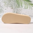 thumbnail image 6 of ZQUUVOU Women's Summer Flip Flops Flat Toe Post Comfortable Thong Sandals Beach Casual Slip On House Sandals Beige, 6 of 8