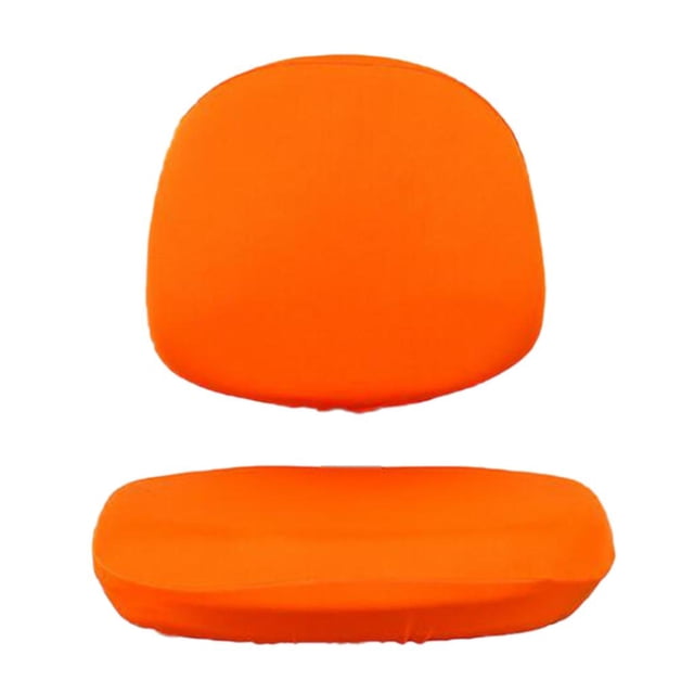 Housse de Chaise Chaise pour Cuisine Mariage Banquet Orange