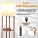 thumbnail image 5 of Lámpara de estante SHINE HAI, 160 cm, madera, 3, toma de corriente USB tipo C, 5 of 7
