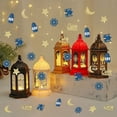 thumbnail image 2 of 200PCS Eid Mubarak Table Confetti, Navy Blue Mosque Lantern Glitter Gold Eid Mubarak Crescent Moon Stars Confetti for Eid Celebrations Party Decorations Ramadan Mubarak Home Decor, 2 of 7