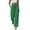 Green, variant on Womens Effortless Everyday Wide Leg Pants Soft Casual Trousers with Lightweight Modern Mini Style Pants for Women Green,S