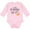 AD-Pink, variant on I Love My Momma to the Moon and Back Boys or Girls Long Sleeve Baby Bodysuit