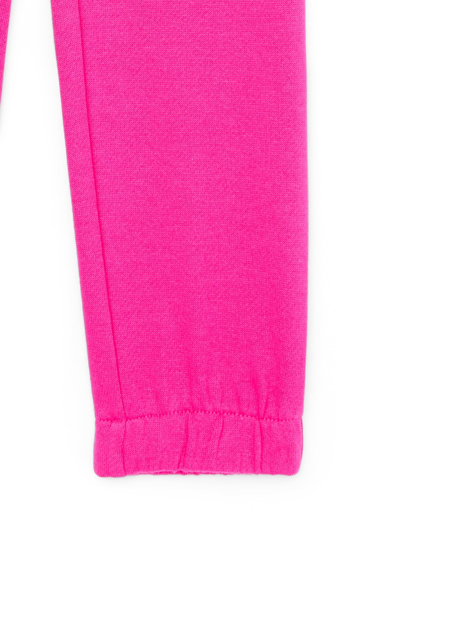 Athletic Works Little and Big Girls Fleece Jogger Sweatpants, Sizes 4-18 & Plus