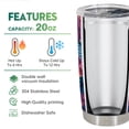 thumbnail image 4 of Taza de café Tumbler Oasisdream de 600 ml con estampado de colibríes, 4 of 6