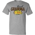 thumbnail image 3 of Inktastic Blessed Grandma Sunflowers and Leopard Print T-Shirt, 3 of 5
