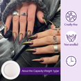 thumbnail image 4 of Polvo de uñas Artdone, 16 colores, cromado iridiscente, kit Aurora, 4 of 7