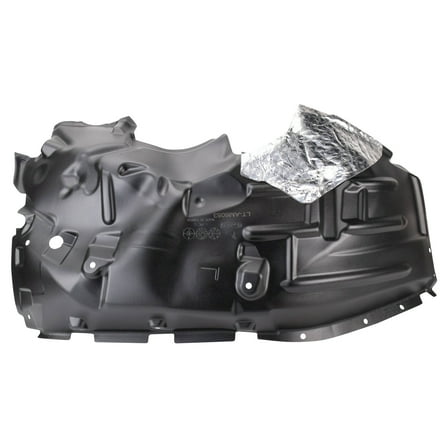 TRQ Front Left Inner Fender Liner Black Drivers Side Fits Select 2018-2023 Jeep Wrangler CH1248198