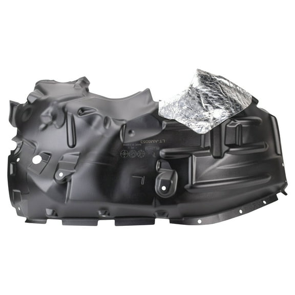 TRQ Front Left Inner Fender Liner Black Drivers Side Fits Select 2018-2023 Jeep Wrangler CH1248198