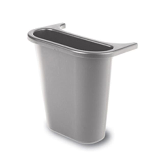 Rubbermaid Commercial Products 295073GRA Saddle Basket Recycling Bin