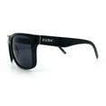 thumbnail image 6 of Classic Kush Mens Fancy Sport Horn Rim Plastic Manly Sunglasses Shiny Black - Black, 6 of 8