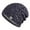Navy, variant on Women's Handmade Ear Warm Wool Slouchy Hat Knitted Windproof Cap, Coffee