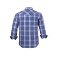 thumbnail image 2 of Camisa COEVALS CLUB para hombre, manga larga, estilo vaquero, estilo vaquero, a cuadros, 2 of 7