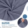 thumbnail image 6 of Stretch Recliner Sofa Covers for Reclining Couch, Jacquard 3 Seat Furniture Protector with Elastic Bottom for Kids and Pets (Grey), 6 of 7