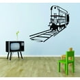 thumbnail image 1 of Wall Design Pieces Toy Train On Tracks Silhouette 20x40 Inches, 1 of 1